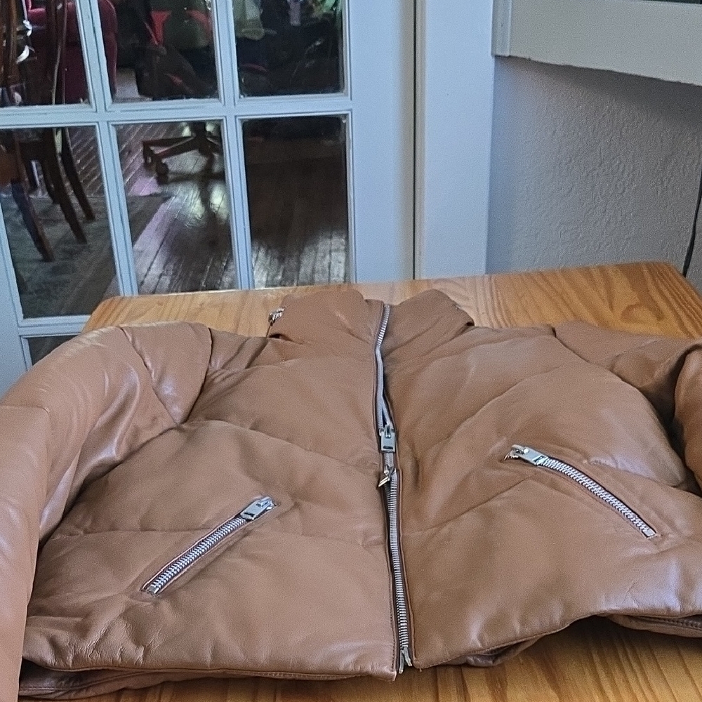 Walter Baker Brown Leather Jacket